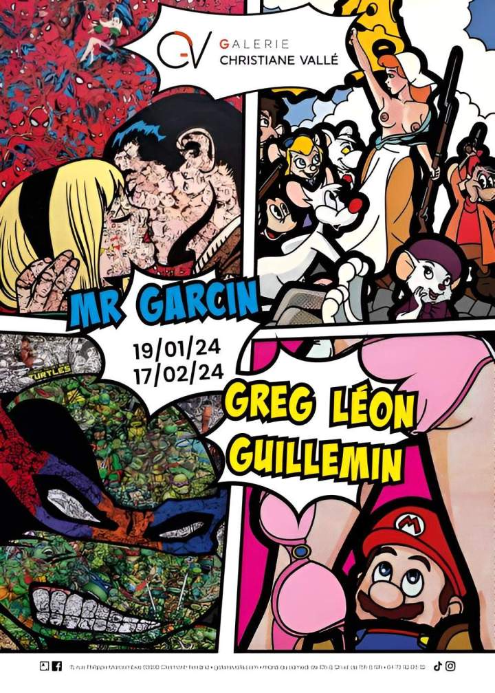 Affiche Mr Garcin & Greg Léon Guillemin Clermont-Ferrand