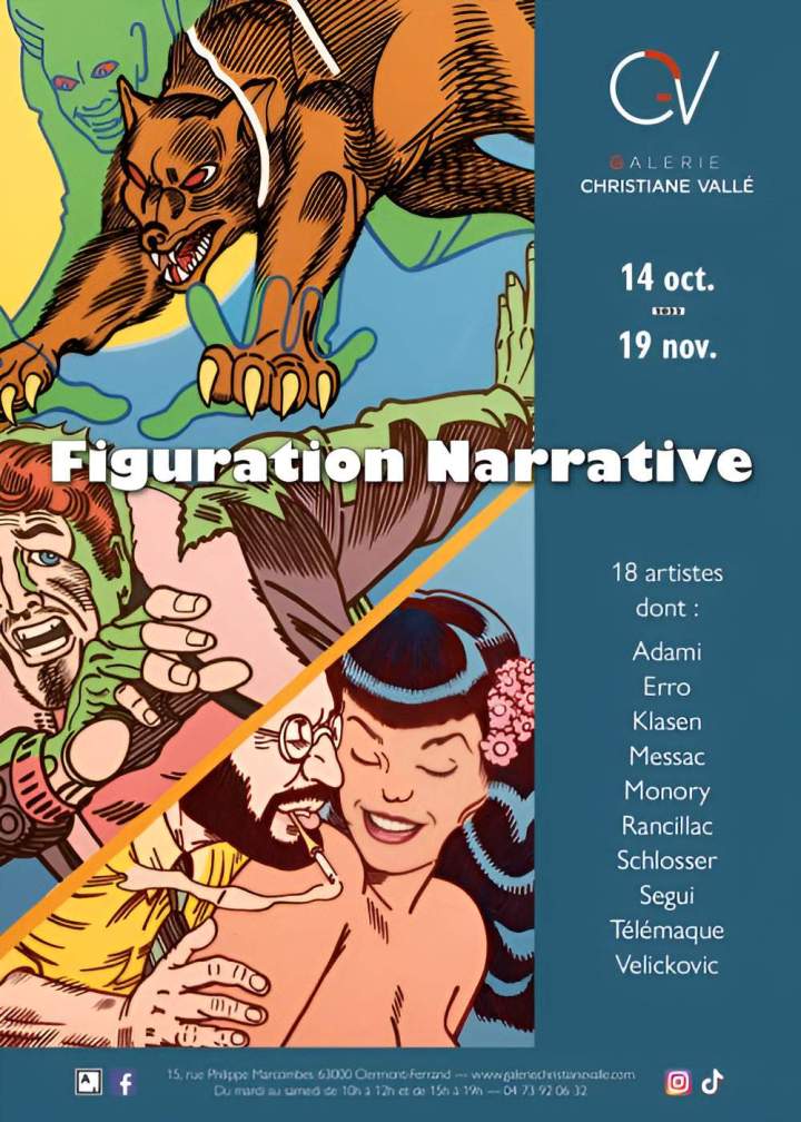 Affiche Figuration narrative Clermont-Ferrand