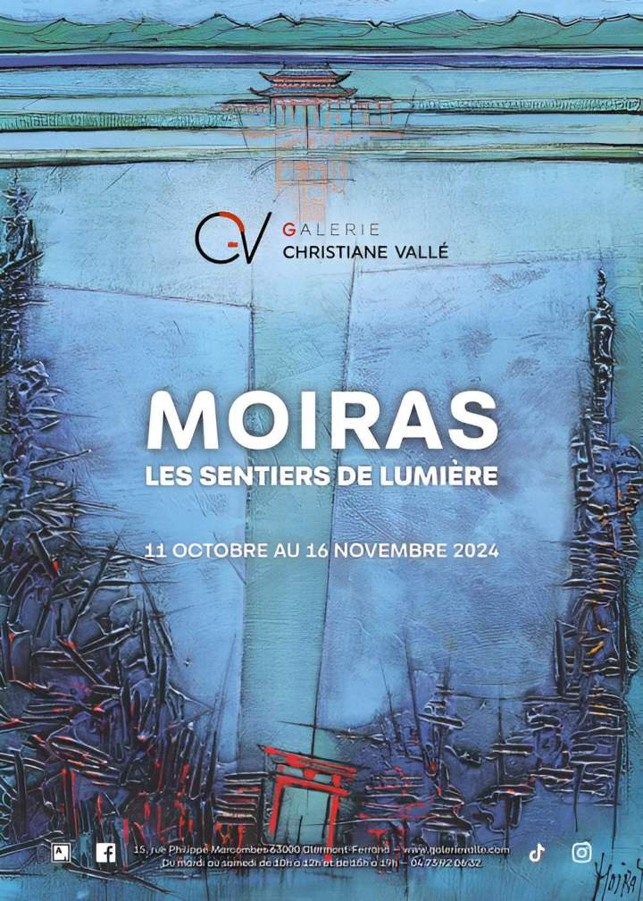 Affiche Les sentiers de lumière Clermont-Ferrand