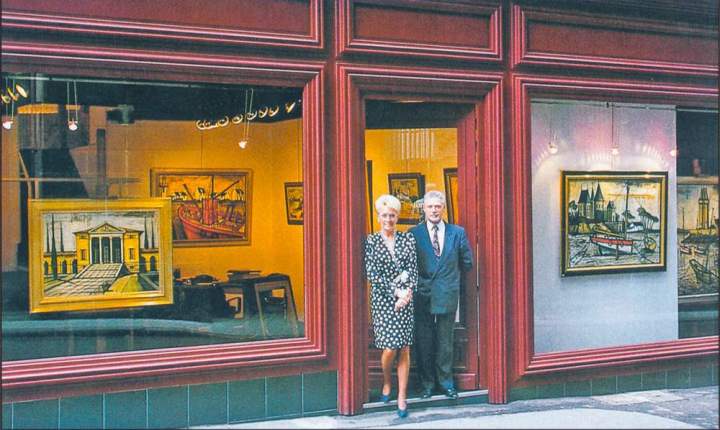 Fondateurs de la galerie Christiane Vallé en 1967 
